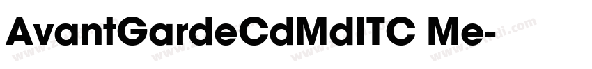 AvantGardeCdMdITC Me字体转换